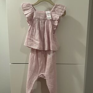 NWT Baby Gap Pink Set - Pants and Top